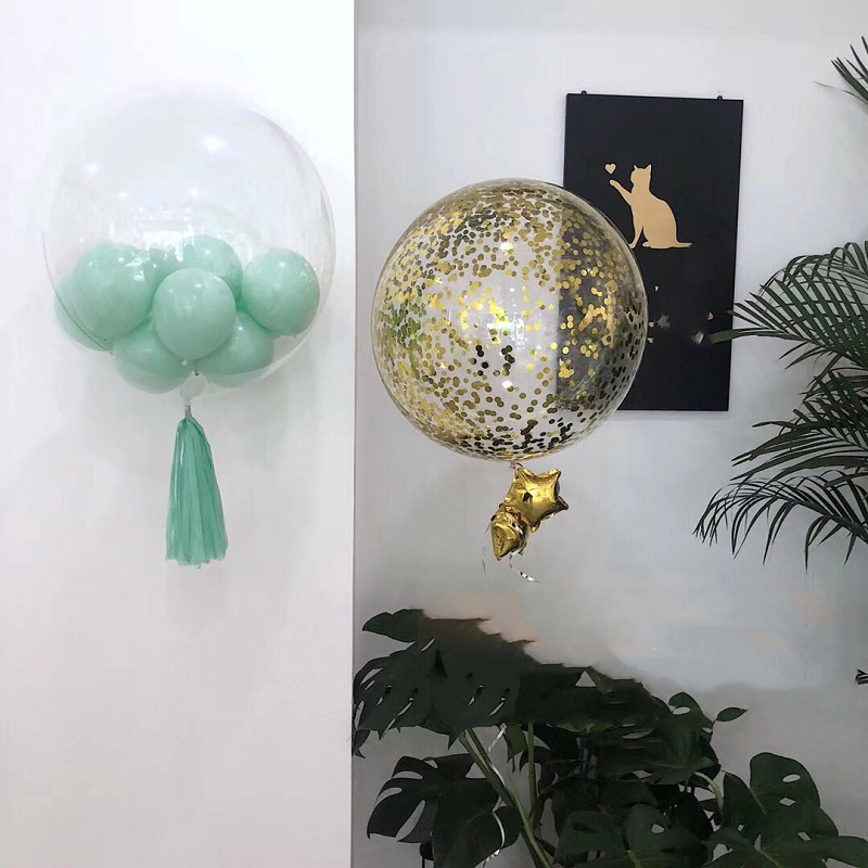 Funlah baby Shower Pastel Green personalise Balloon 1