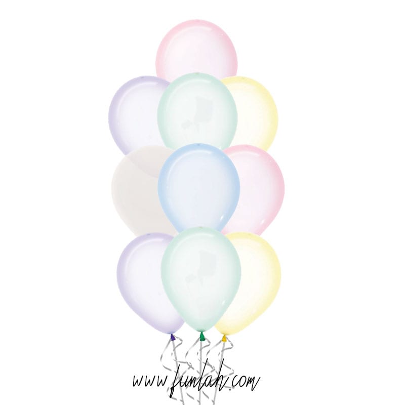 Sempertex Crystal Pastel balloon bouquet