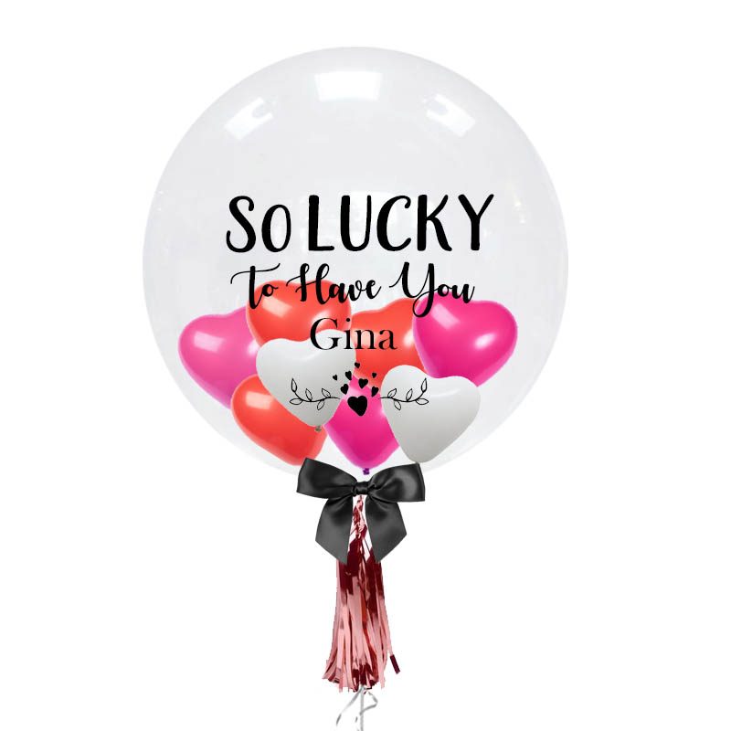 Valentines Customize Balloon in balloon lucky to have you