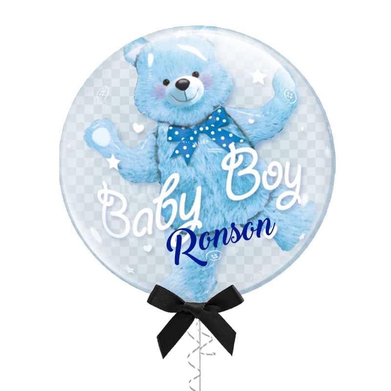 baby boy blue teddy bear