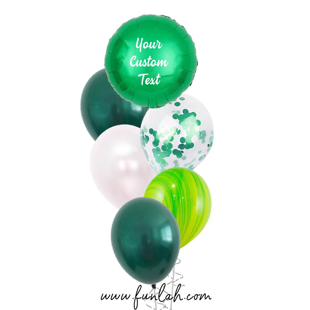Green-Sphere-Layer-Balloon-Bouquet